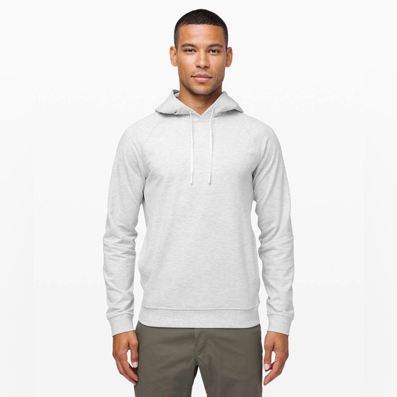 Lululemon City Sweat Pullover Hoodie NHL Vancouver Canucks Light Grey Sea Salt - Picture 1 of 12